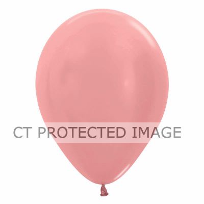  12 Inch Metallic Rose Gold Sempertex (20009132) (pack quantity 50) 
