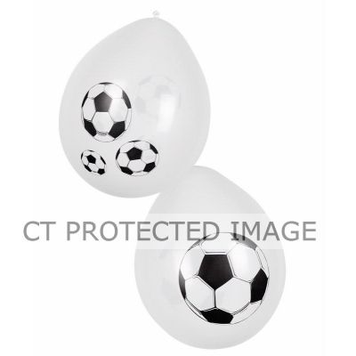  25cm Football Balloons (pack quantity 6) 