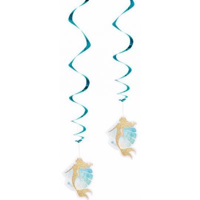  85cm Mermaid Decoration Swirls (pack quantity 2) 
