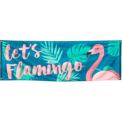 Lets Flamingo Banner