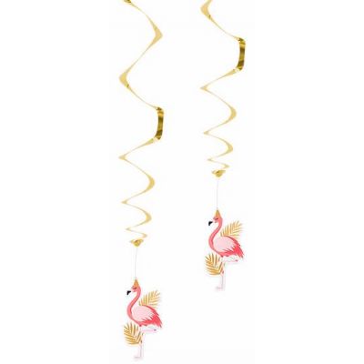  85cm Flamingo Decoration Swirls (pack quantity 2) 