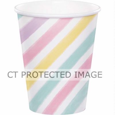  9oz Unicorn Sparkle Paper Cups (pack quantity 8) 