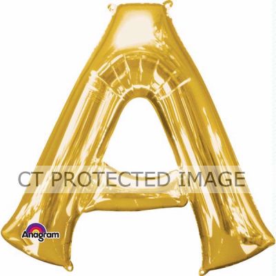 16 Inch Gold Letter A Shaped Foil