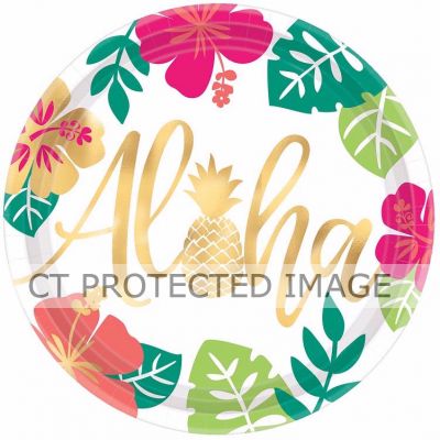  25cm Aloha Plates (pack quantity 8) 