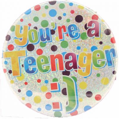 15cm Teenager Party Badge
