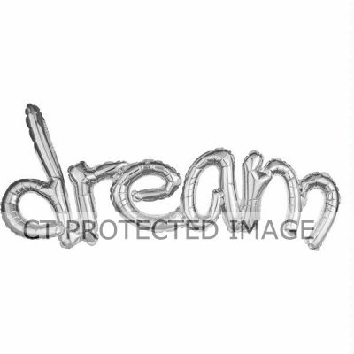 Dream Silver Air-fill Foil Freestyle Script