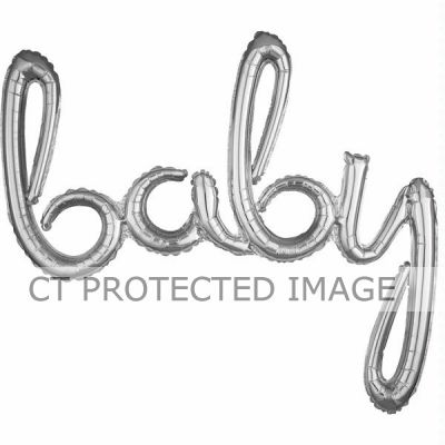 Baby Silver Air-fill Foil Script