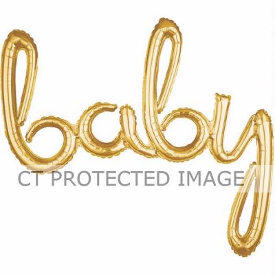Baby Gold Air-fill Foil Script