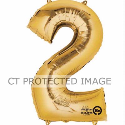 16 Inch Number 2 Gold Air-fill Foil