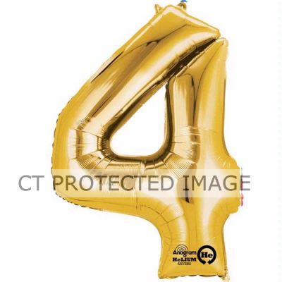 16 Inch Number 4 Gold Air-fill Foil