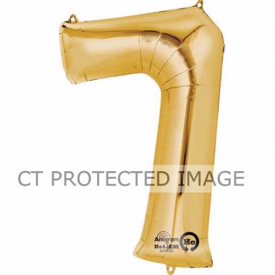 16 Inch Number 7 Gold Air-fill Foil
