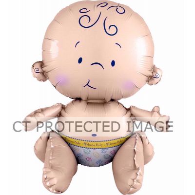Sitting Baby Shaped Foil Balloon