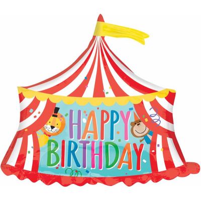 Circus Tent Birthday Supershape