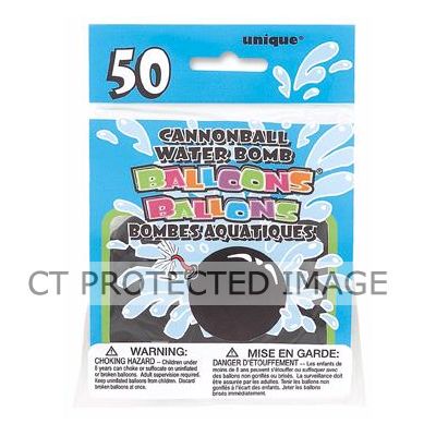  Cannonball Water Balloons (pack quantity 50) 
