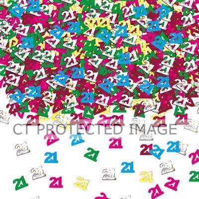 21st Birthday Multi Confetti