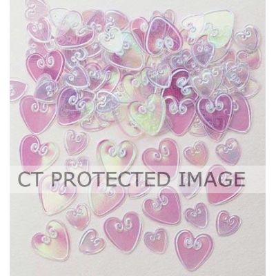 Love Hearts Iridescent Confetti
