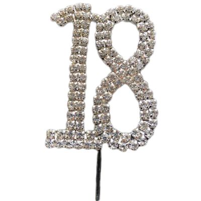 Number 18 Diamante Pick