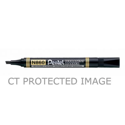 Pentel Chisel Permanent Marker  12s