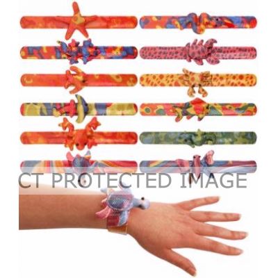 12assorted Animal Snap Bracelets  12s