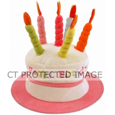 Pink Birthday Cake Hat