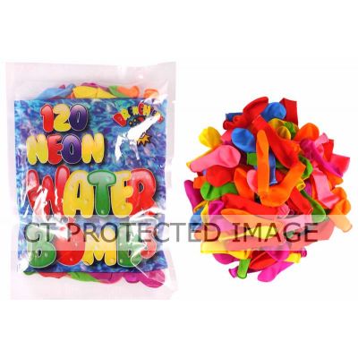  Water Bombs Neon Colours   (pack quantity 120) X24