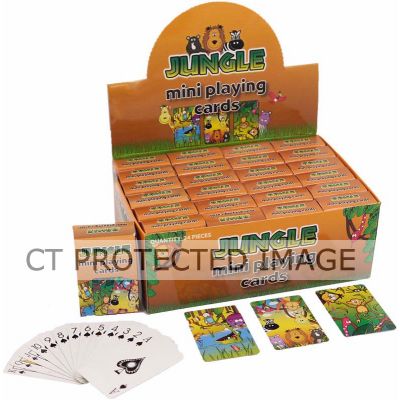 Mini Jungle Playing Cards  24s