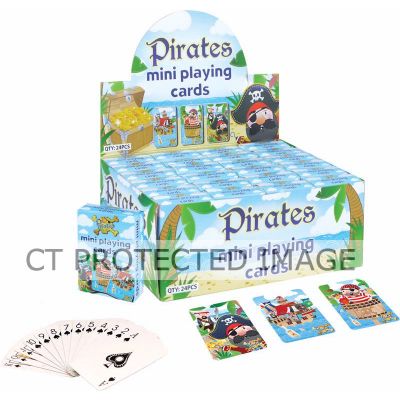 Mini Pirate Playing Cards  24s