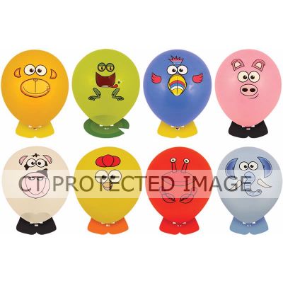 8assorted Animal Balloon Heads  240s