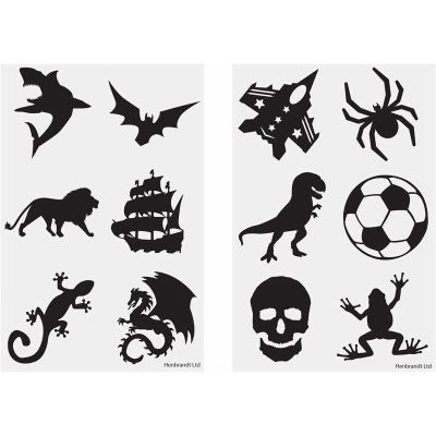 6pc 2assorted Boys Tattoos  96s