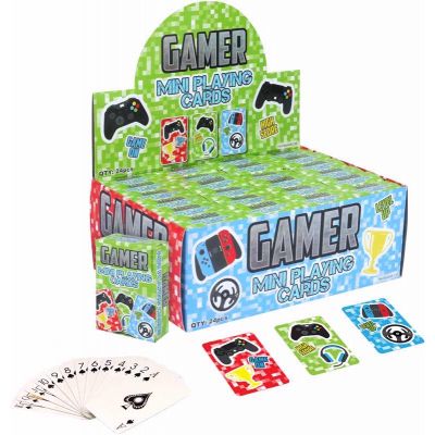 3assorted Gamer Mini Playing Cards  24s