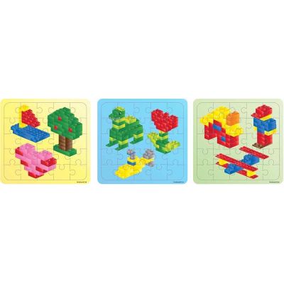 3assorted Brickz Puzzle  108s