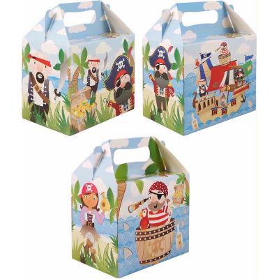 3assorted Pirate Lunch Box 12s