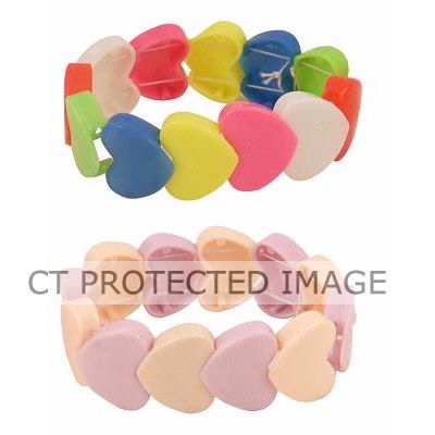 5.5cm Assorted Heart Bracelet  60s