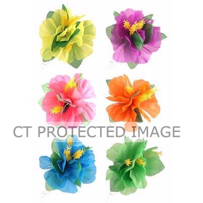 Neon Colours Flower Hair Clip