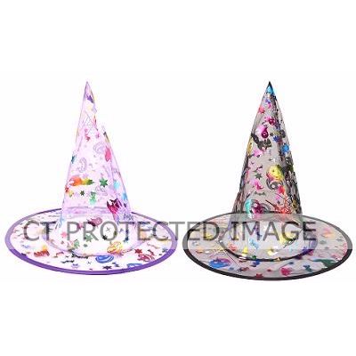 2assorted Child Multi Colour Witch Hat