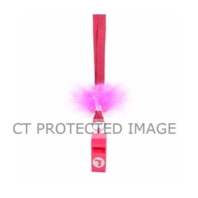 80cm Plastic Pink Whistle & L Plate