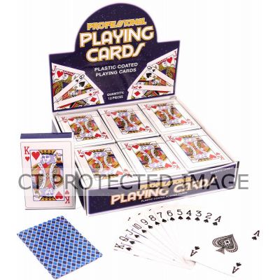 Plastic Coated Playing Cards 12s