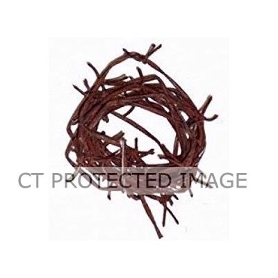 3.7m Rusty Barbed Wire Garland