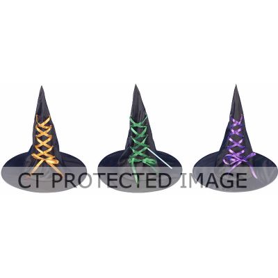 3assorted Adult Witch Hat