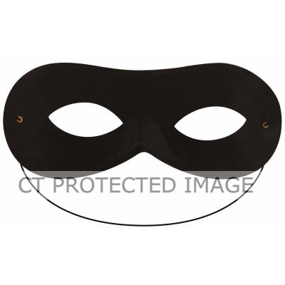 Domino Shape Black Eye Mask