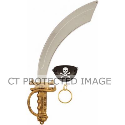 Pirate Sword/eyepatch/earring Adult