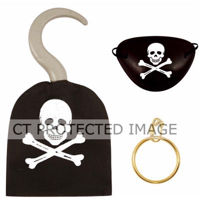 Pirate Hook/eye Patch/earring