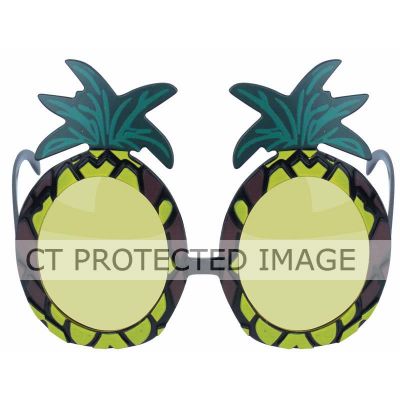 Yellow Pineapple Adult Glasses