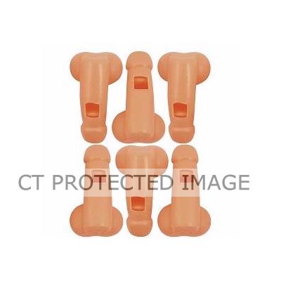  58mm Willy Whistles (pack quantity 6) 