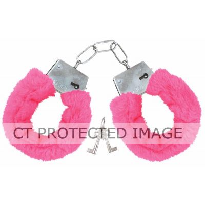 Pink Fur Handcuffs