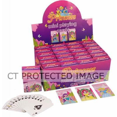 3assorted Mini Princess Playing Cards  24s