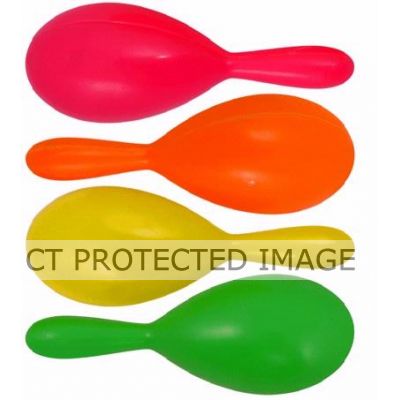 19cm Assorted Maracas 12s