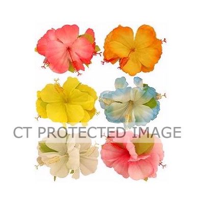 Hibiscus Flower Hair Clip