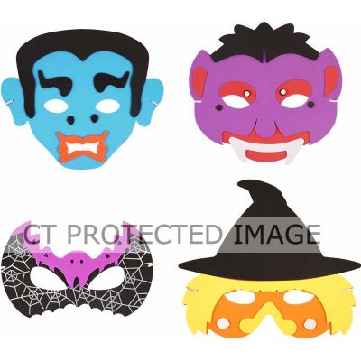 4assorted Halloween Eva Mask