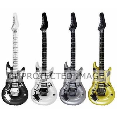 106cm 4assorted Inflatable Rock N Roll Guitar